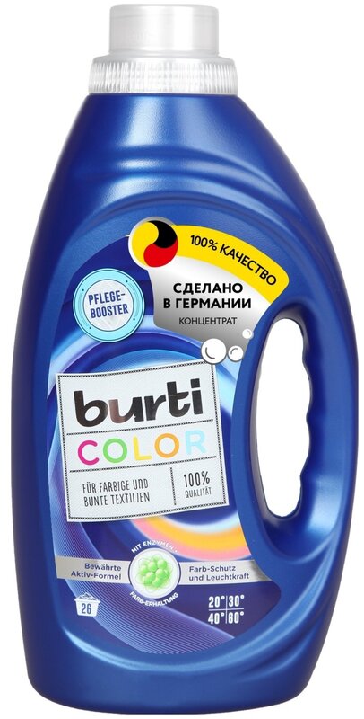 Burti COLOR LIQUID Жидкое средство для стирки, для Цветного белья, 1.45 л