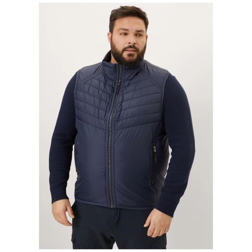 фото Жилет мужской, s.oliver, артикул: 131.12.201.16.155.2112357, цвет: темно-синий, размер: xxl