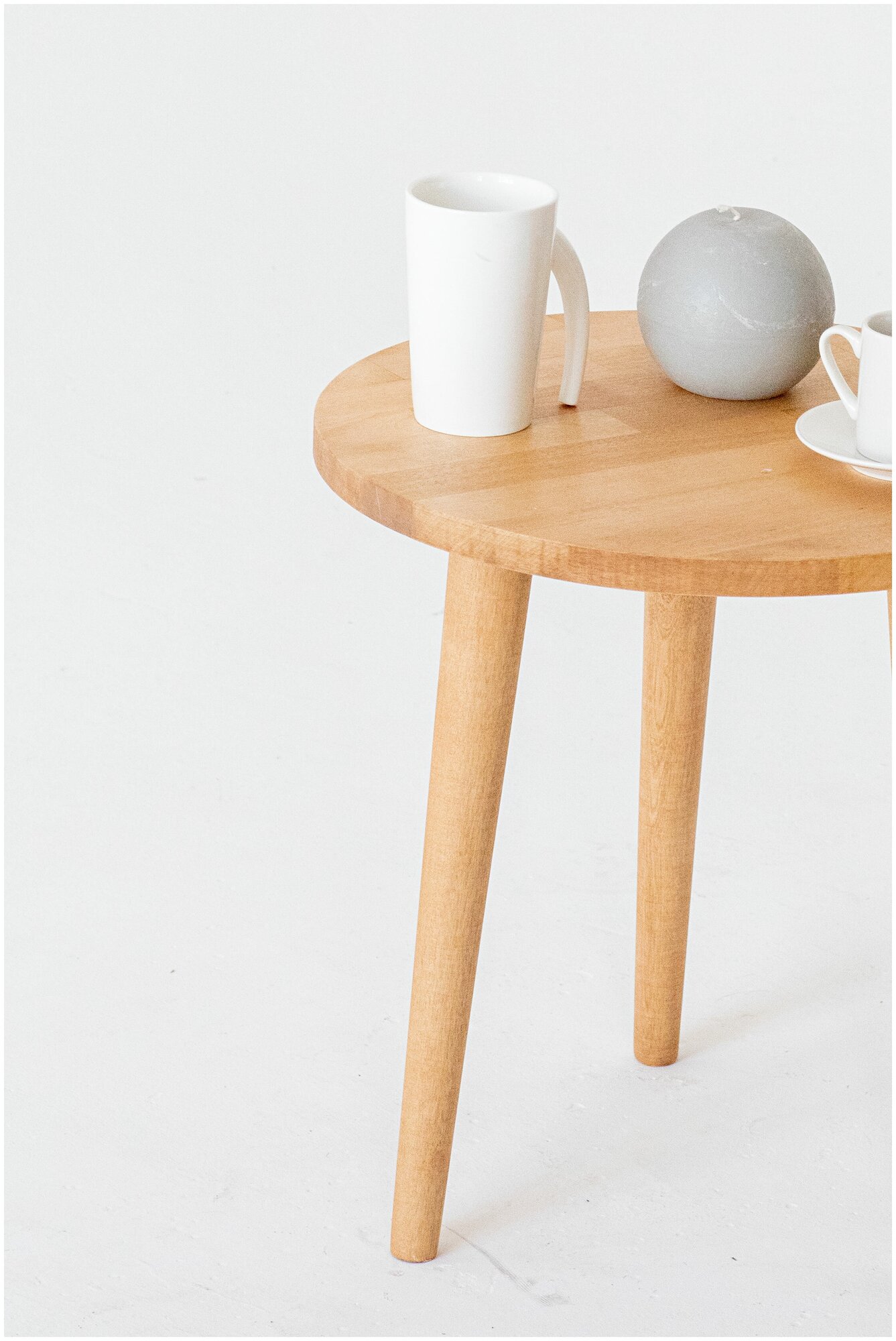 Столик кофейный, столик приставной, журнальный столик H&T WOOD - фотография № 3