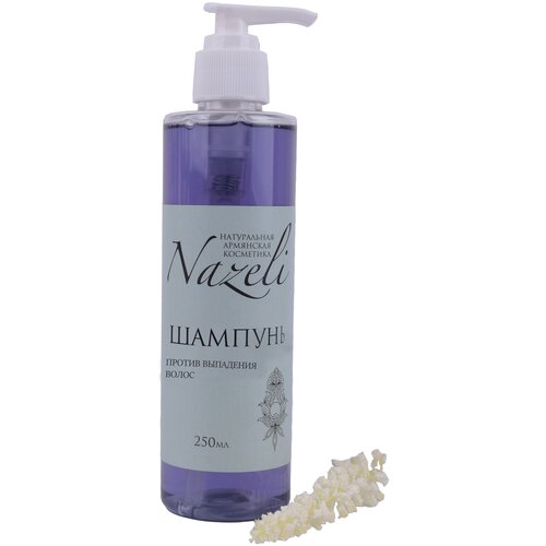 NAZELI / Назели бессульфатный женский шампунь против выпадения волос 250 мл с дозатором