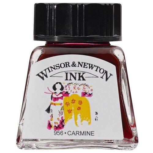 Тушь W&N Drawing Ink, 14 мл, кармин Winsor Newton WN1005127