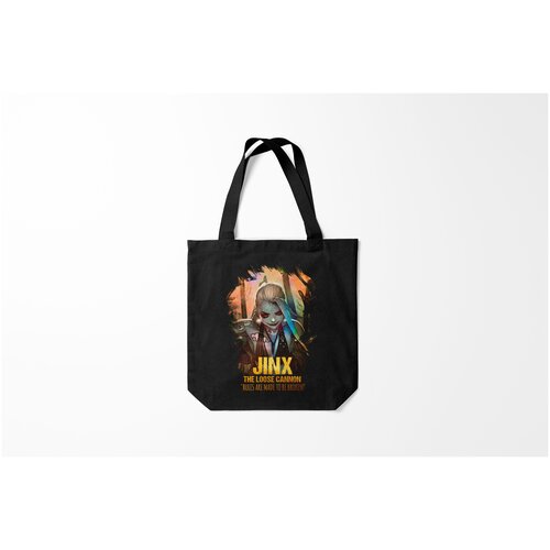 фото Сумка-шоппер / 40х40 см / геймерам / league of legends jinx burnettie