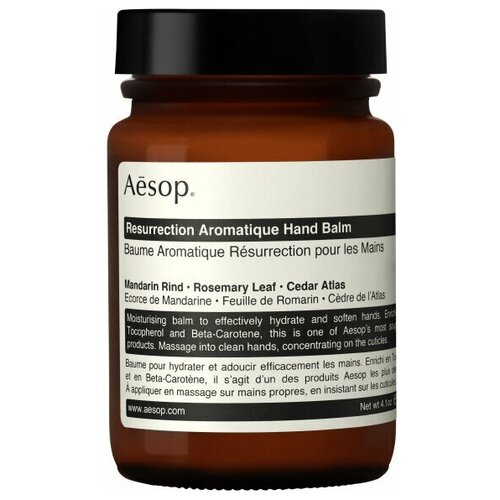 aesop деликатное жидкое мыло для рук resurrection aromatique hand wash 500 мл AESOP Resurrection Aromatique Hand Balm 120 ml бальзам для рук