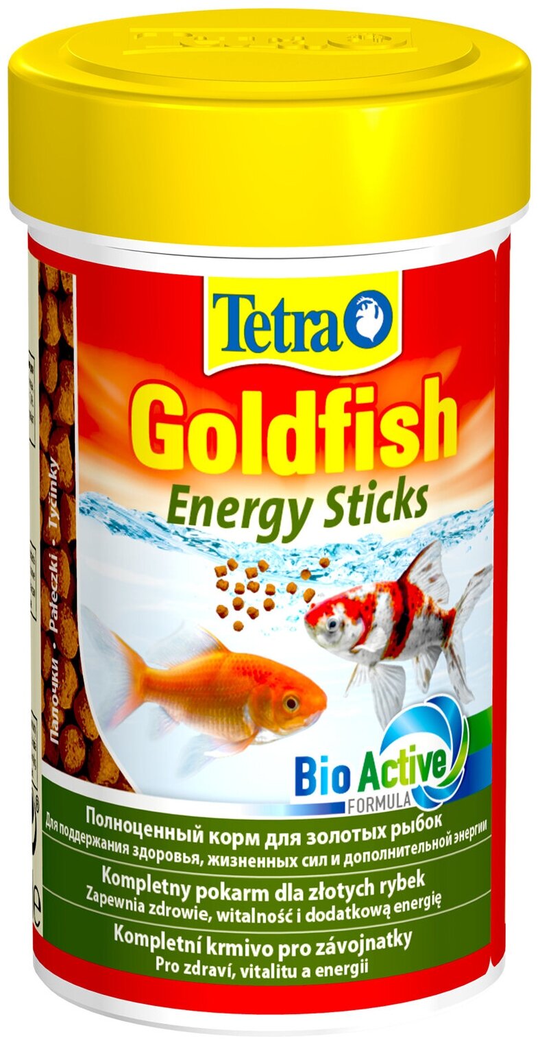 Корм для рыб TETRA Goldfish Energy Sticks 100мл. палочки - фотография № 7