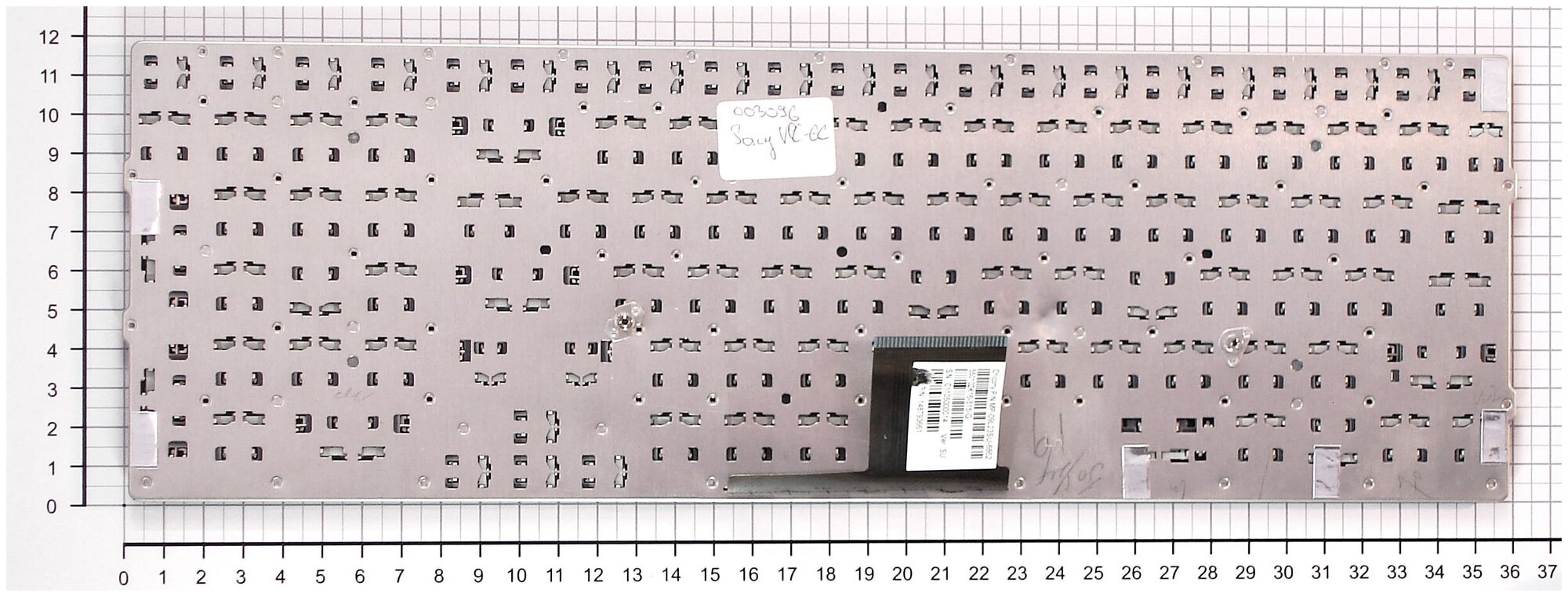 Клавиатура для ноутбука Sony Vaio VPC-EC3S1RBJ черная без рамки