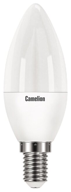 Лампа светодиодная Camelion 12385, E14, C35, 8Вт, 3000 К