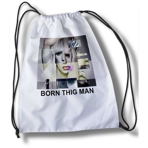 Мешок для cменной обуви музыка Lady Gaga (леди гага) - 311494 сумка printio леди гага lady gaga