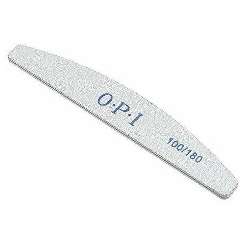 OPI пилка для изменения длины 100/180, 5 шт., серый пилка серая opi полукруглая лодочка 100 180 грит 25 шт набор