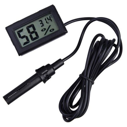 Термометр с гигрометром цифровой с внешним датчиком Kromatech NG-FY12 32800₽