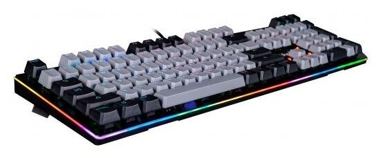 Клавиатура A4TECH Bloody B828N USB черный серый b828n greyblack