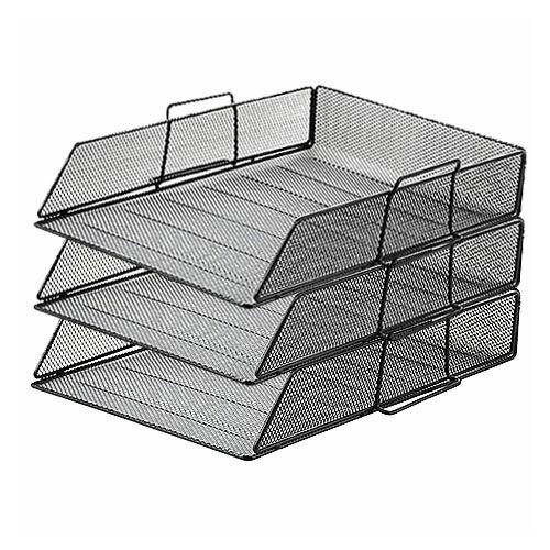 Лоток KWELT горизонтальный набор 3штупак металлический сетчатый черный К-12541 1690₽