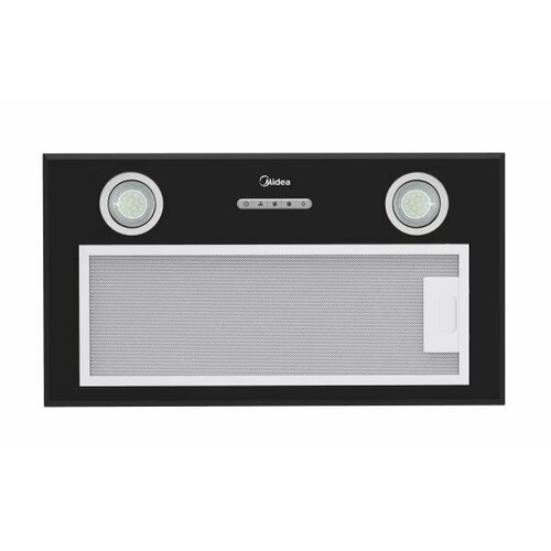 Вытяжка полностью встраиваемая ширина 52 см отводрециркуляция 900 м3час механическое управление кнопками 3 скорости LED освещение 215 Вт а 1824700₽