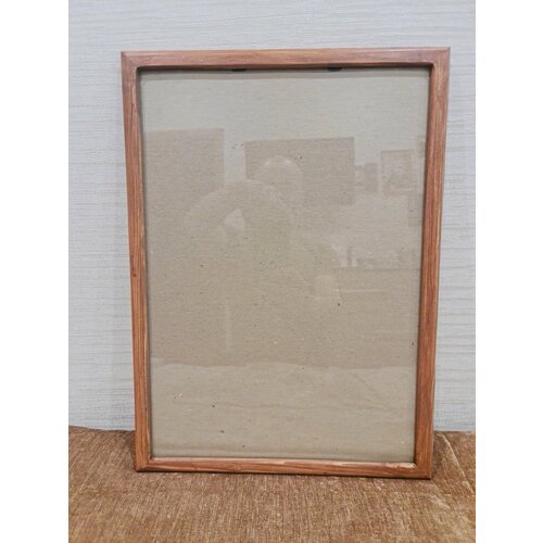 Фоторамка из дерева стекло А3 30х42 цвет орех