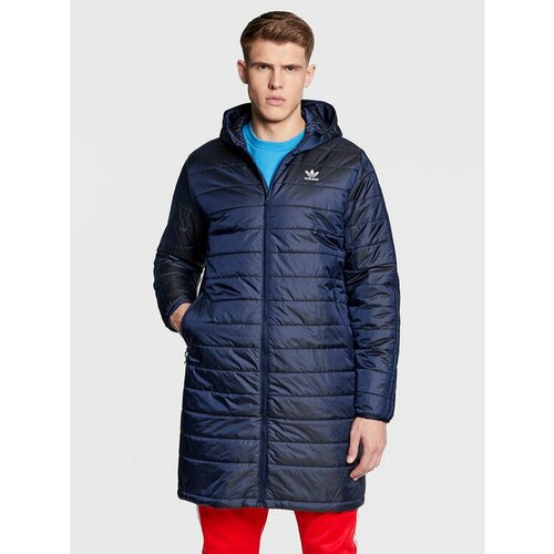 Куртка adidas, размер M [INT], синий chameleon reflective printed cotton padded coat men