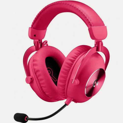 Изображение товара Игровые наушники Logitech G Pro X 2, беспроводные, розовый