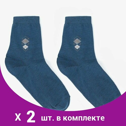 Носки , размер 27-29, синий