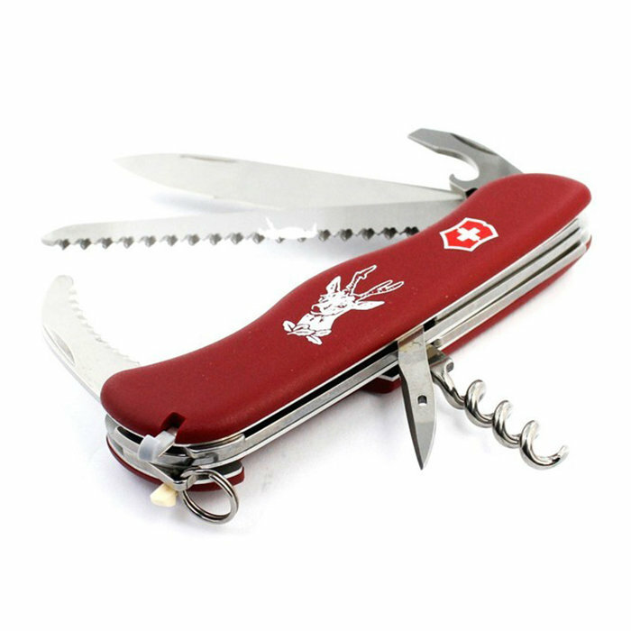 Нож перочинный Victorinox HUNTER (0.8573) 111мм 12функций красный - фото №8