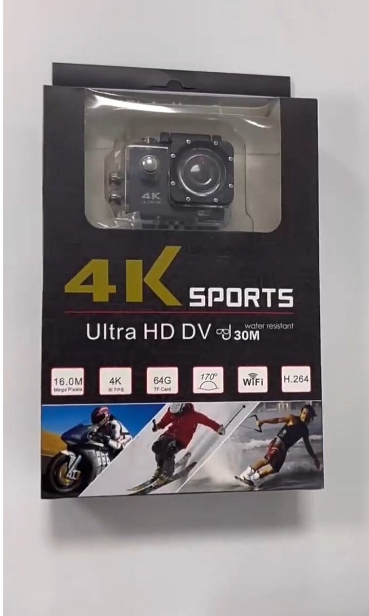 Экшн камера Sports HD DV 4K Ultra HD