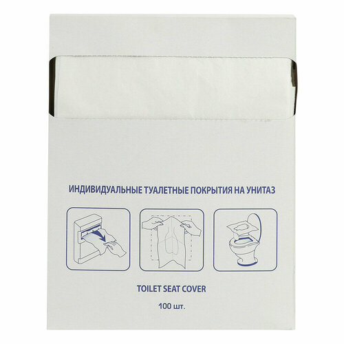 Покрытия на унитаз Nofer индивидуальные бумажные 100 шт 1473₽