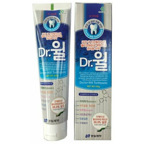 Hanil Зубная паста с антибактериальным экстрактом / Dr. Will Toothpaste, 150 мл