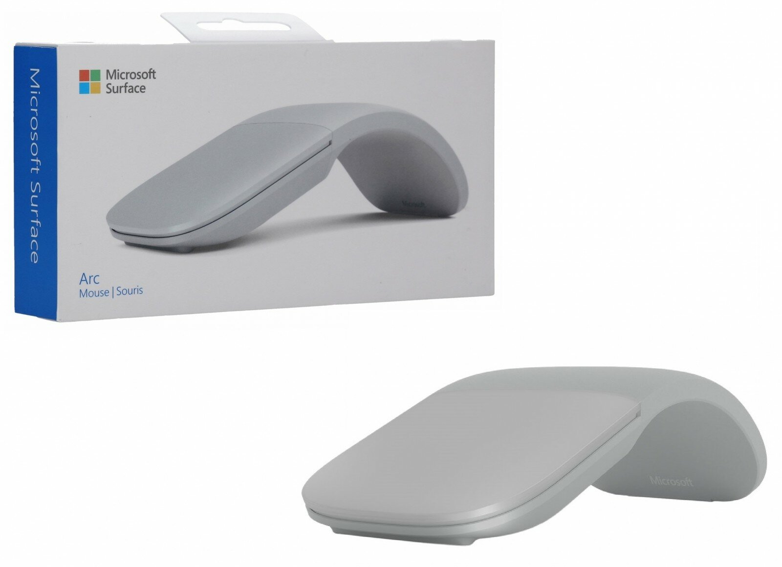 Беспроводная мышь Microsoft Arc Mouse, Light Gray