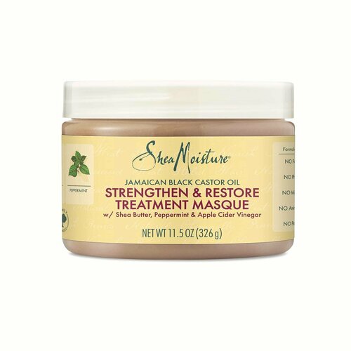 SheaMoisture Jamaican Black Castor Oil Strengthen Restore Treatment Masque укрепляющая и восстанавливающая маска для волос 340 мл 4250₽