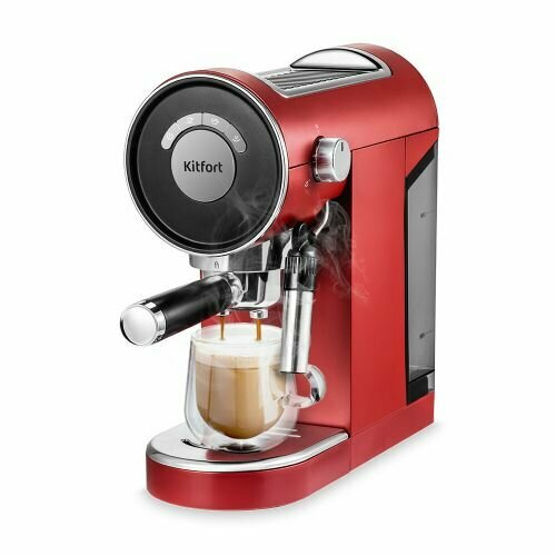 Кофеварка Kitfort КТ-783-3 красная 894000₽