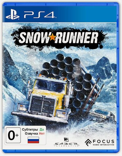 Изображение товара SnowRunner (PlayStation 4, Русская версия) / Игра на диске PS4