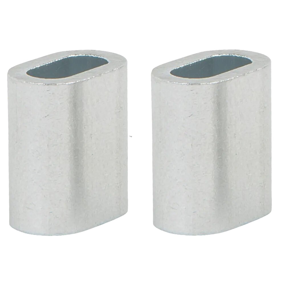 фото Зажим троса Fixbox 6 мм, алюминий, 2 шт.