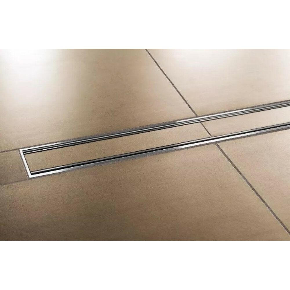 фото Водоотводящий трап (желоб) с двухсторонней решеткой, горизонтальный сток Evolux Plus 500x70 мм ZEISSLER ZSt.1121.5002