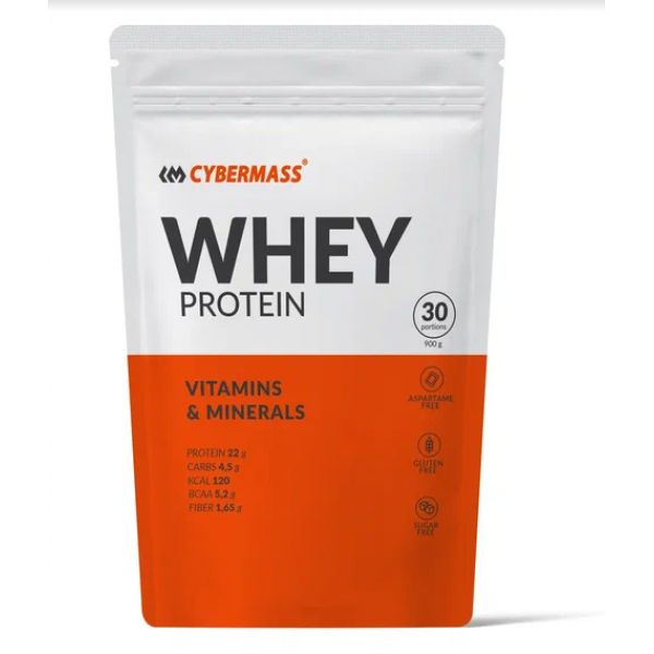 WHEY Protein 900 gr bag CYB, клубника