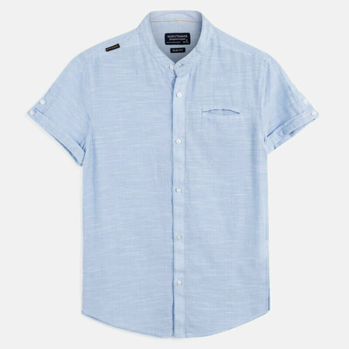 Рубашка Nukutavake, размер 160 (14 лет), голубой рубашка nukutavake размер 160 14 лет синий