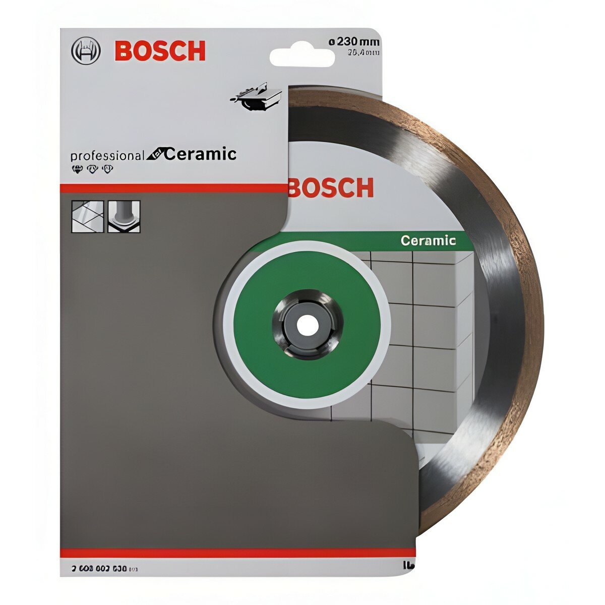 Диск алм. BOSCH Standard for Ceramic 230x25.4 корона (сплошной) (2.608.602.538) 230 Х 25.4 корона (