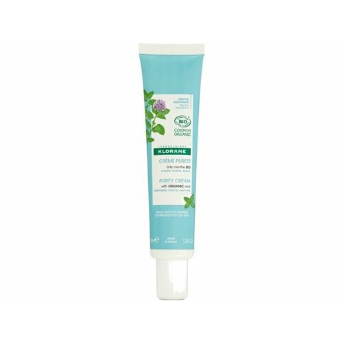 Крем для лица освежающий с органическим экстрактом водной мяты KLORANE CREME PURETE A LA MENTHE BIO