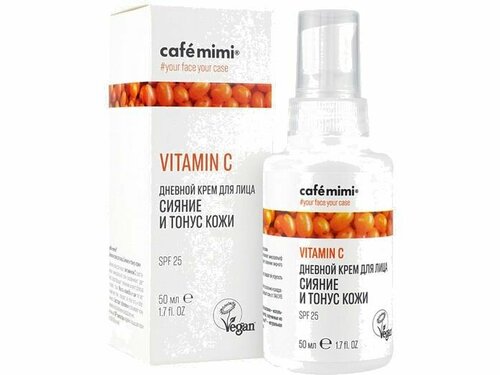 Дневной крем для лица Сияние и тонус кожи Caf mimi Vitamin C