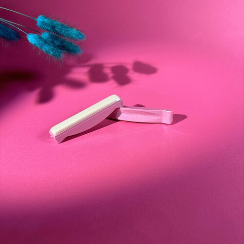 Баф замшевый розовый для пудры Пишайн P.Shine (1 шт.)