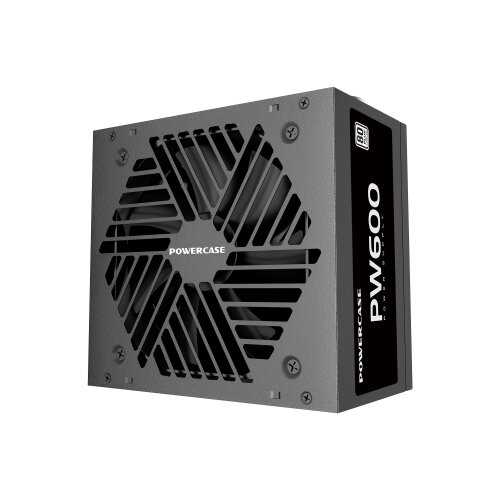 Блок питания Powercase PW600, 600W, 80+ Standart (PS-600W-DC) — фото 1