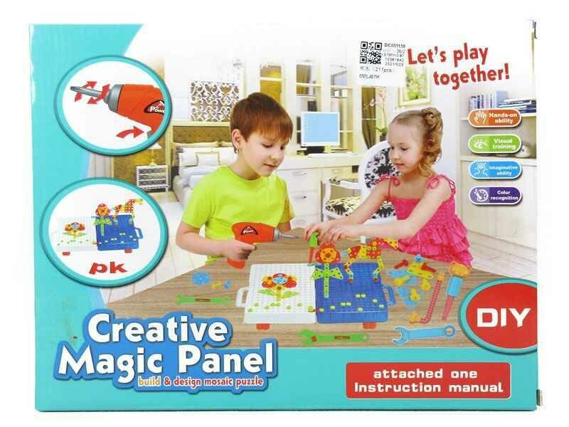 Наш Китай. Конструктор-мозаика "Creative Magic Panel" 99602-18 (маг-я панель с инст) арт. ТА051158DC