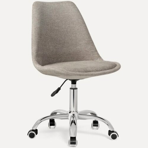 Изображение товара Кресло офисное Woodville Kolin cappuccino / chrome