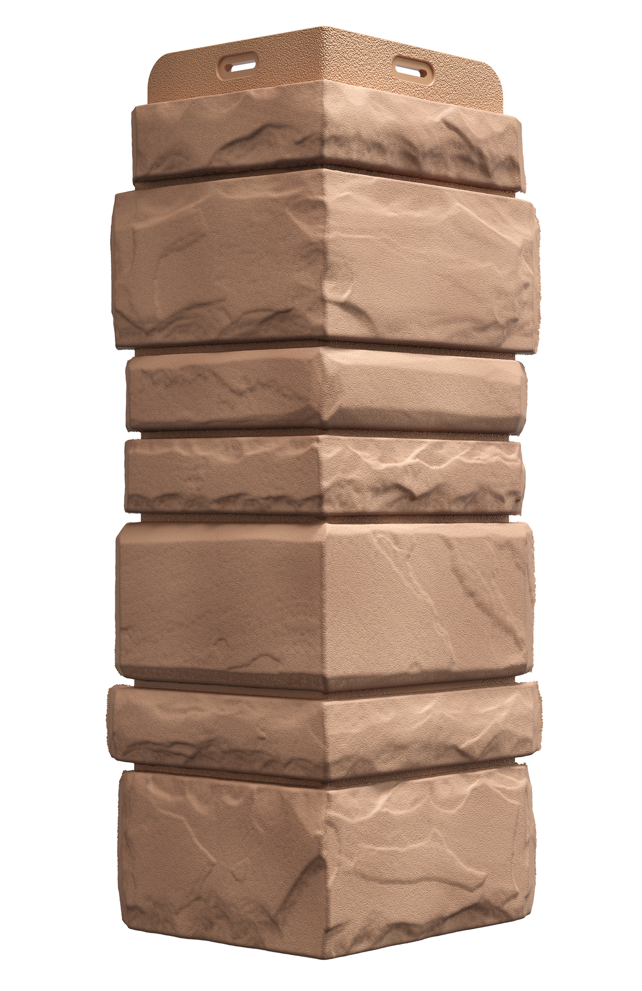 Угол наружный из ПВХ для фасадных панелей Docke STERN, (Каменная кладка), Родос