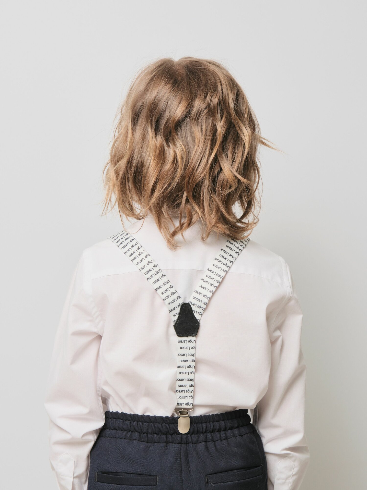 Подтяжки Андерсен для детей, размер 90-105, белый — фото 1