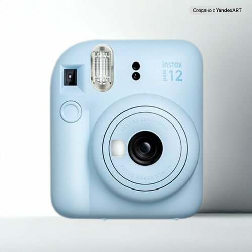 Фотоаппарат Fujifilm Instax Mini 12 моментальная печать вспышка голубой 12800₽
