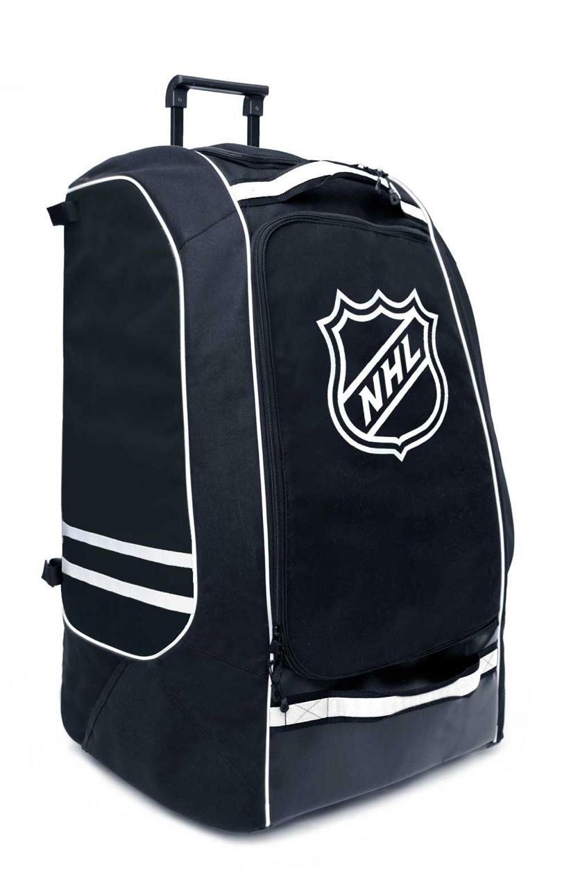 Хоккейный баул на колесах junior lait (NHL ) черный 80х50х40