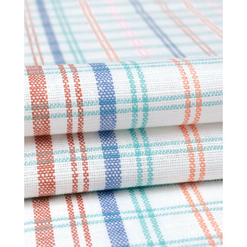 Ткань Полулен полотенечный для шитья и рукоделия на отрез 8 м*50 см, цвет мультиколор