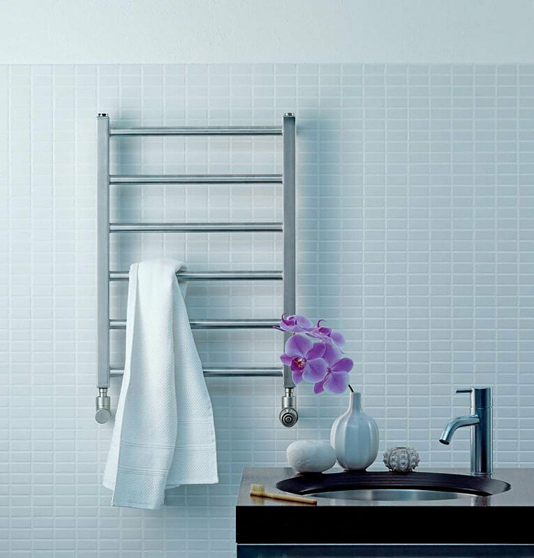 Полотенцесушитель Zehnder Stalox 450x30x608 цвет-полированная нержавеющая сталь STXI-060-045