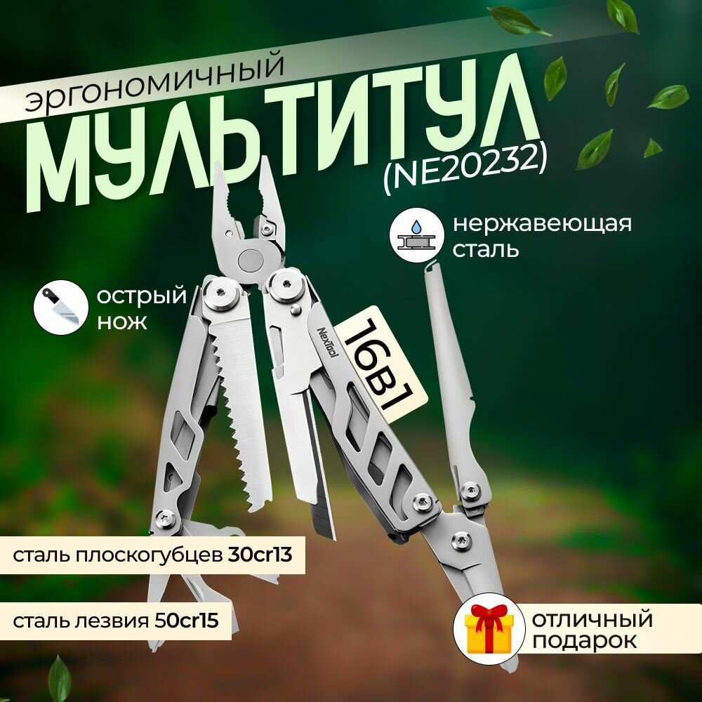 Мультитул NexTool Flagship Pro Multi Tool (NE20232) (Blade Replace)