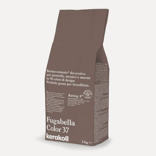 Изображение товара Затирка для плитки полимерцементная Kerakoll Fugabella Color (3кг) 37