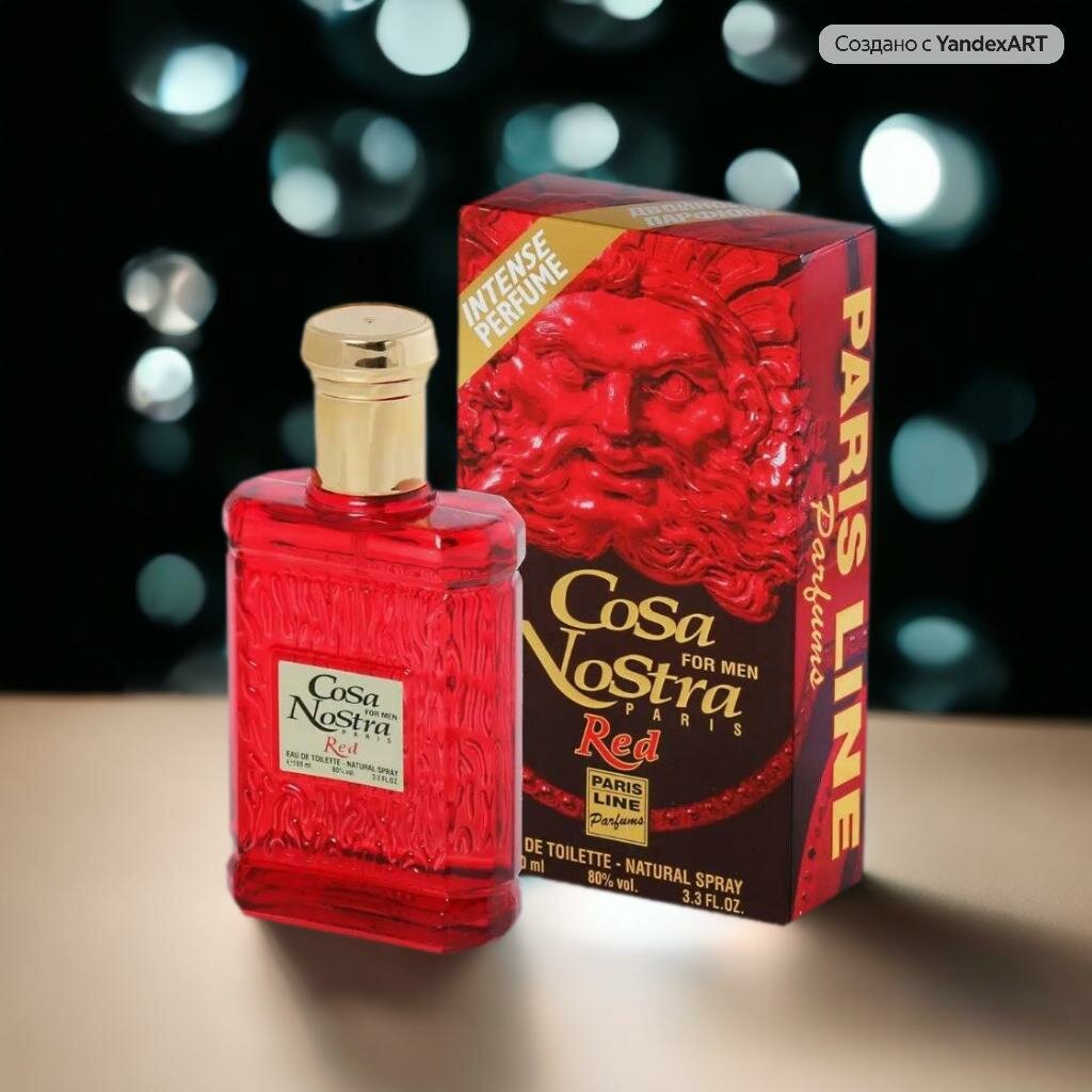 Paris Line Parfums Cosa Nostra " RED " туалетная вода мужская 100мл