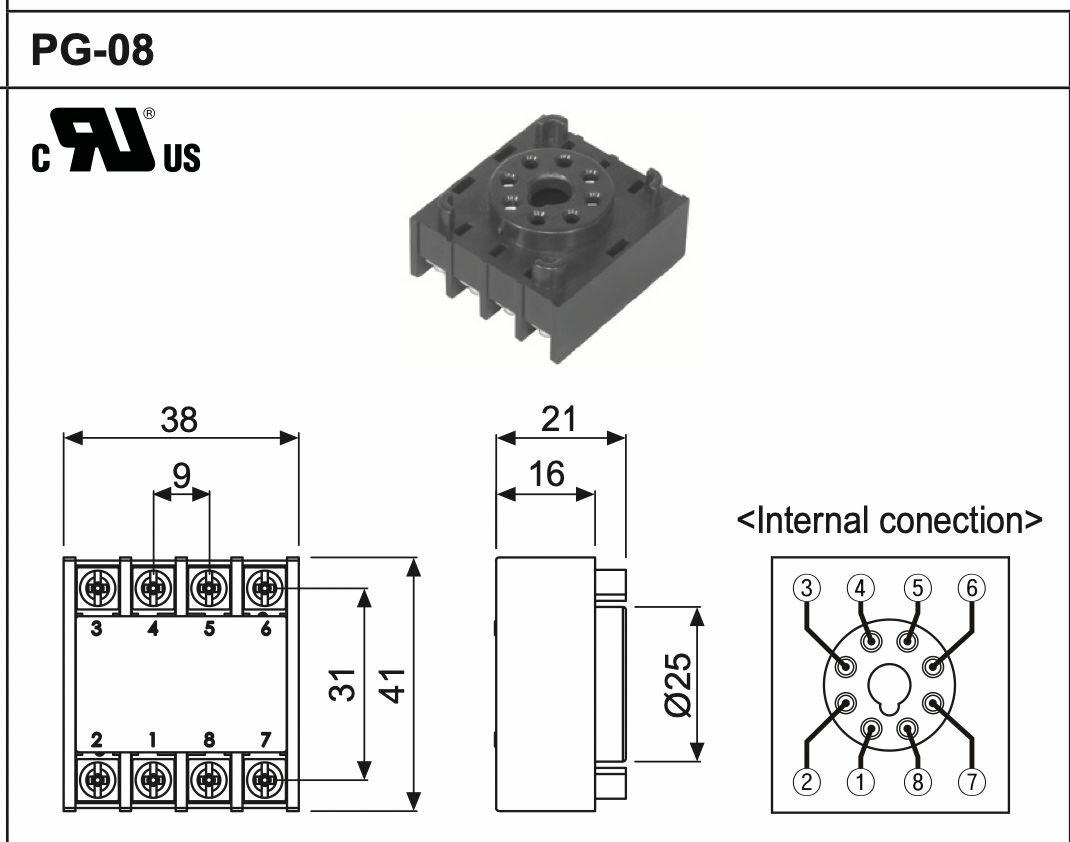 PS-08 Клеммная колодка — фото 1