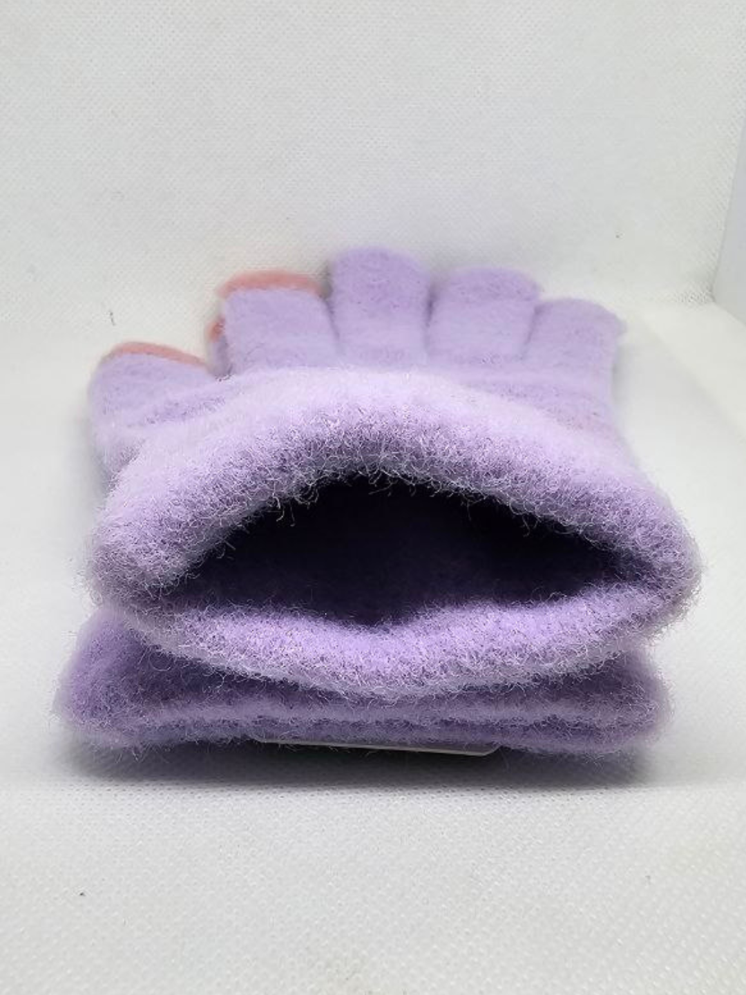 Перчатки  для девочек и женщин, размер 7-16, фиолетовый — фото 1